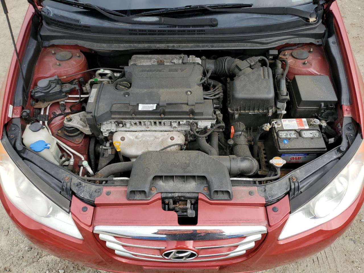 2010 Hyundai Elantra Blue VIN: KMHDU4AD7AU836604 Lot: 80053905