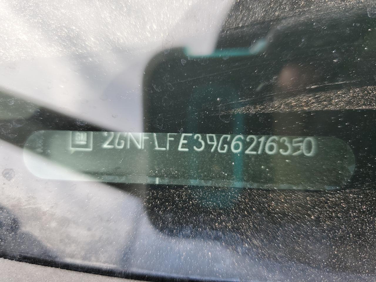 2016 Chevrolet Equinox Lt VIN: 2GNFLFE39G6216350 Lot: 71624735