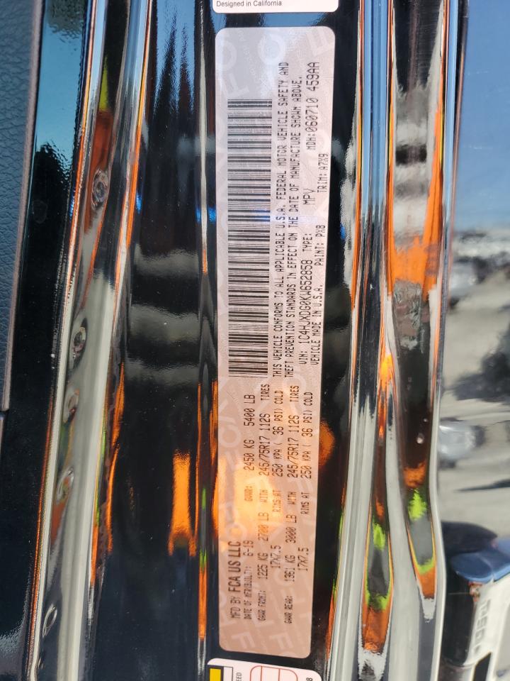 2019 Jeep Wrangler Unlimited Sport VIN: 1C4HJXDG0KW652858 Lot: 71494685