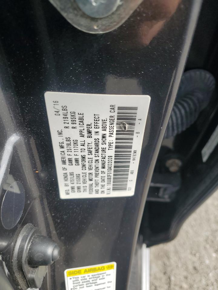 2016 Acura Tlx Tech VIN: 19UUB3F51GA003009 Lot: 81913025