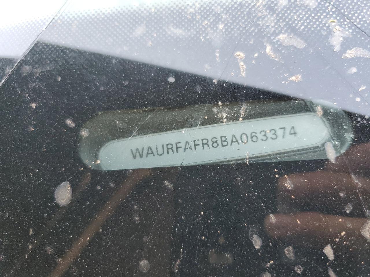 2011 Audi A5 Premium Plus VIN: WAURFAFR8BA063374 Lot: 81647065