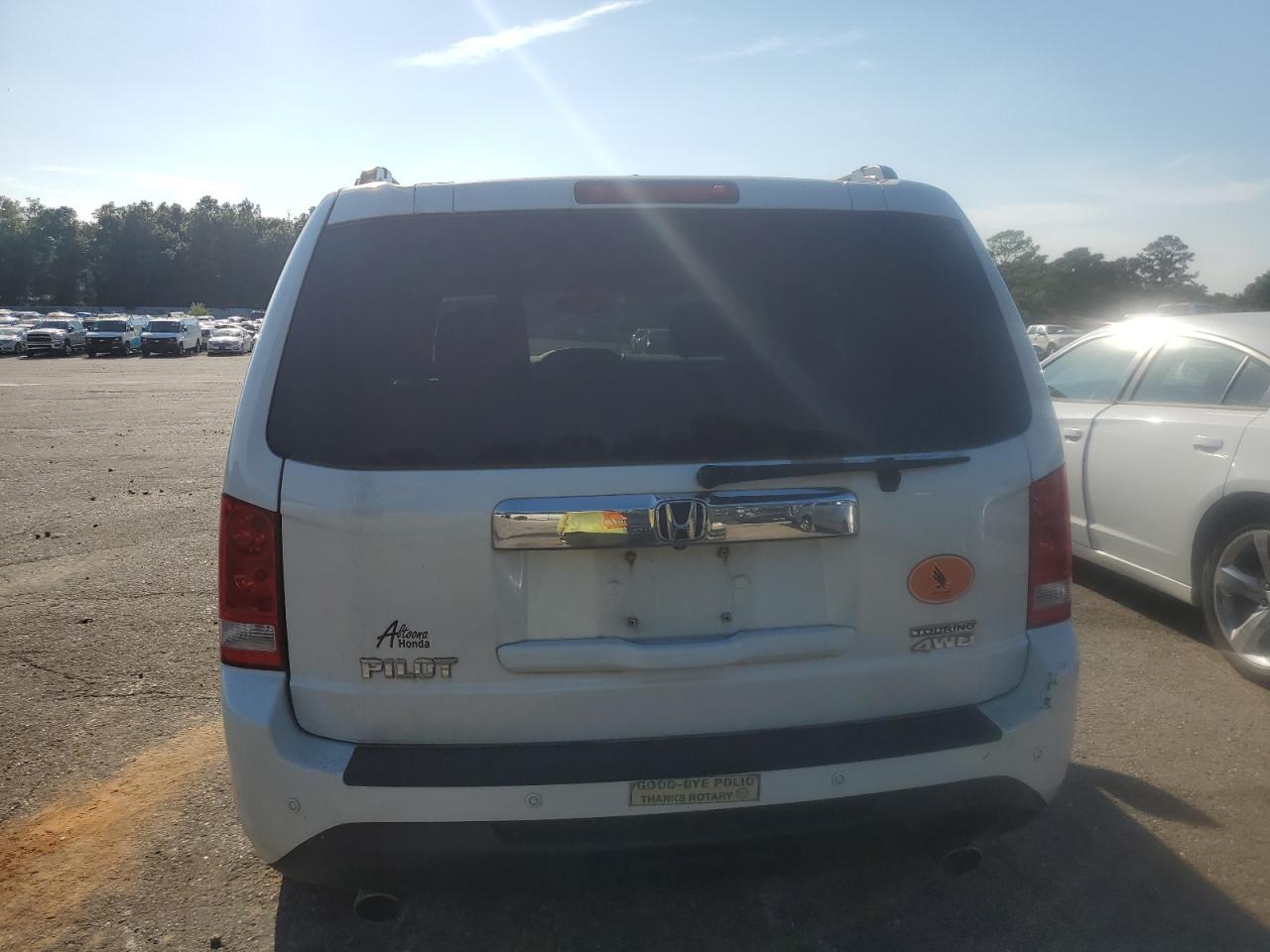 2012 Honda Pilot Touring VIN: 5FNYF4H96CB056056 Lot: 80855005