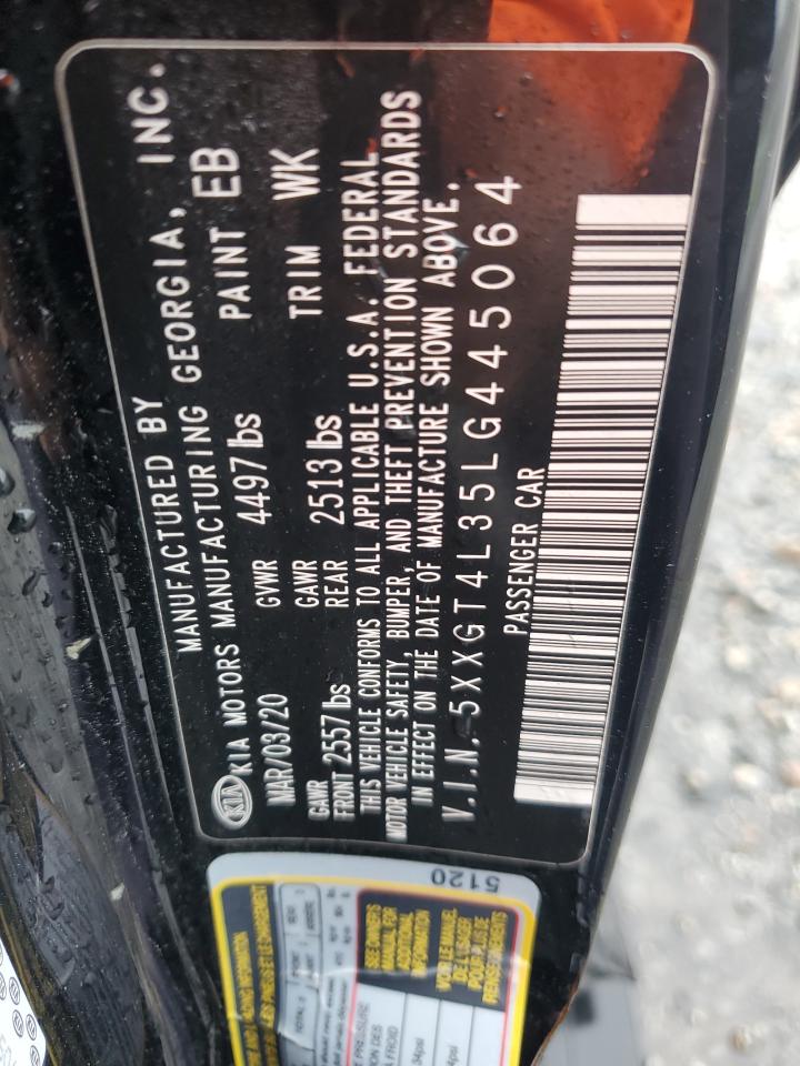 2020 Kia Optima Lx VIN: 5XXGT4L35LG445064 Lot: 81742705