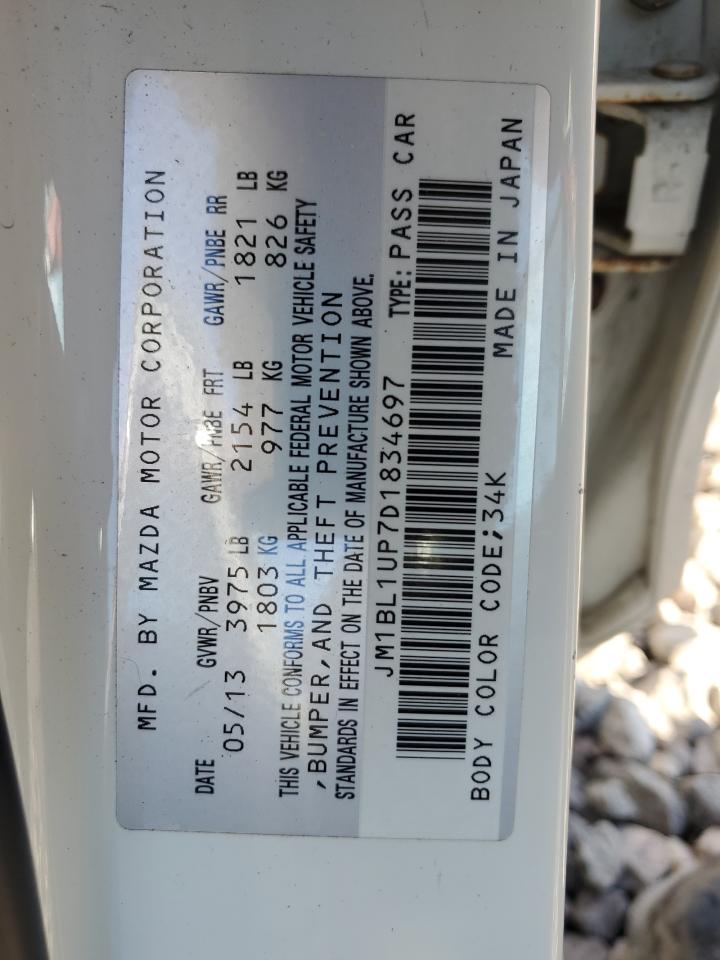 2013 Mazda 3 I VIN: JM1BL1UP7D1834697 Lot: 84183825