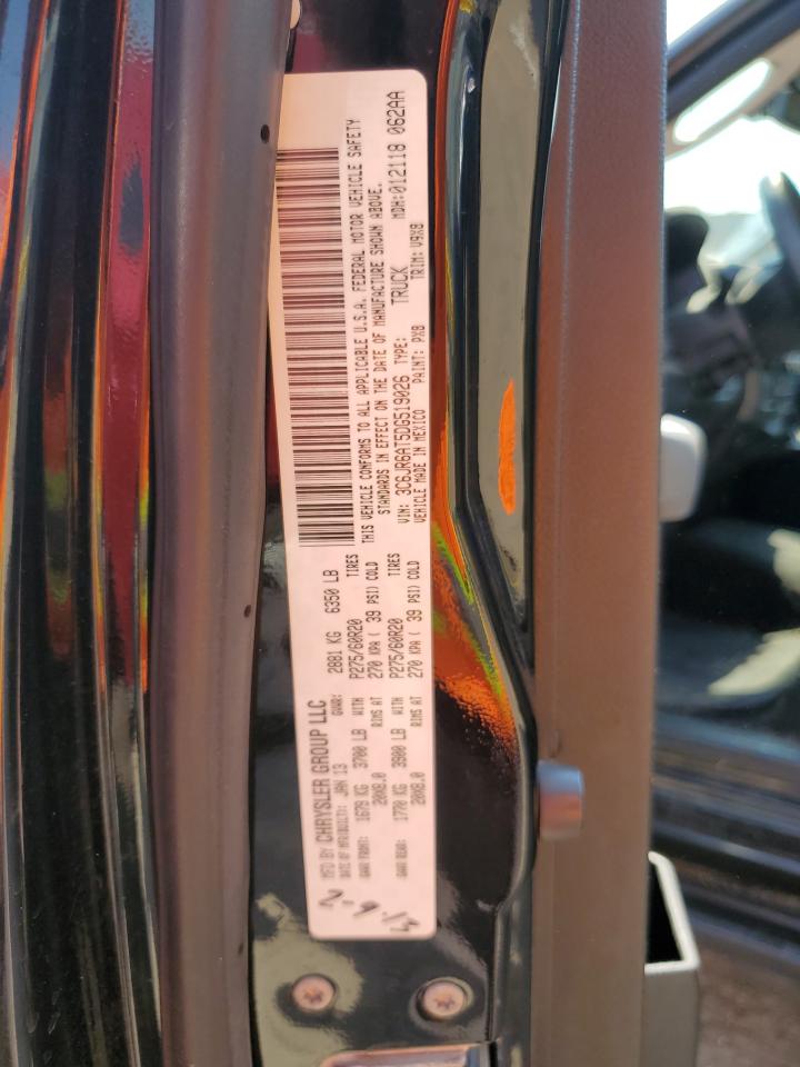 2013 Ram 1500 St VIN: 3C6JR6AT5DG519026 Lot: 80709735