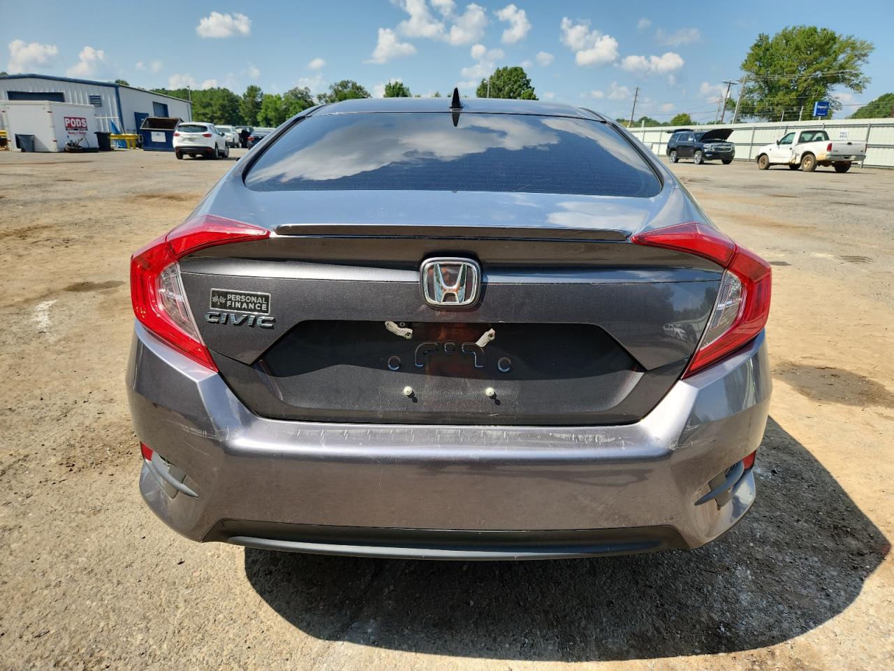 2018 Honda Civic Ex VIN: JHMFC1F80JX000589 Lot: 80110275