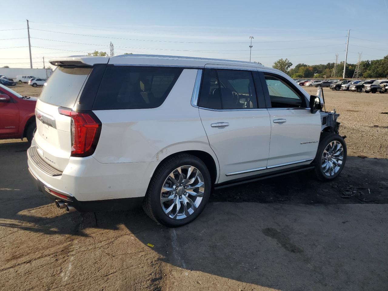 2024 GMC Yukon Denali white null gas 1GKS2DKLXRR348385 photo #4