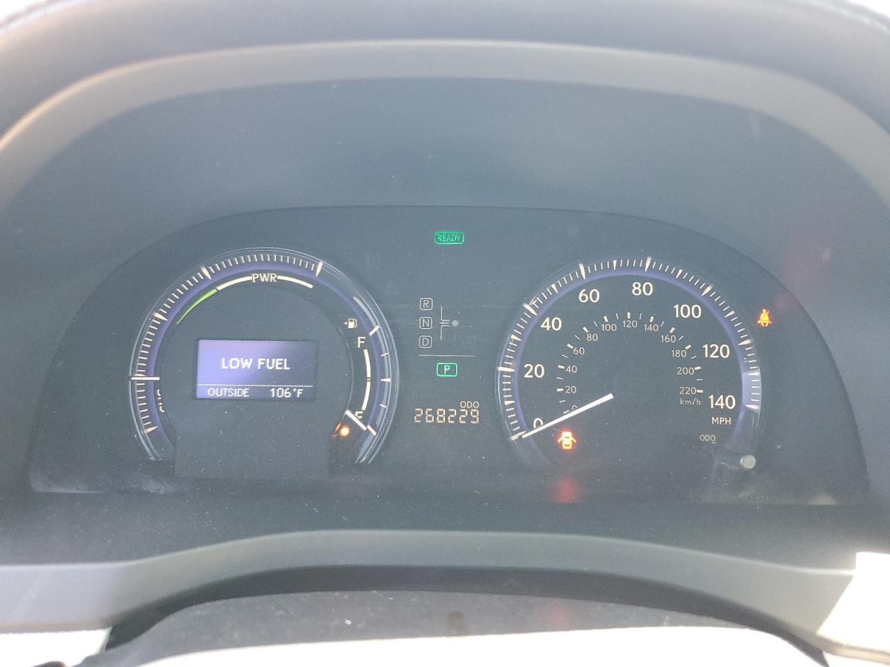 2012 Lexus Hs 250H VIN: JTHBB1BA5C2050298 Lot: 71991975