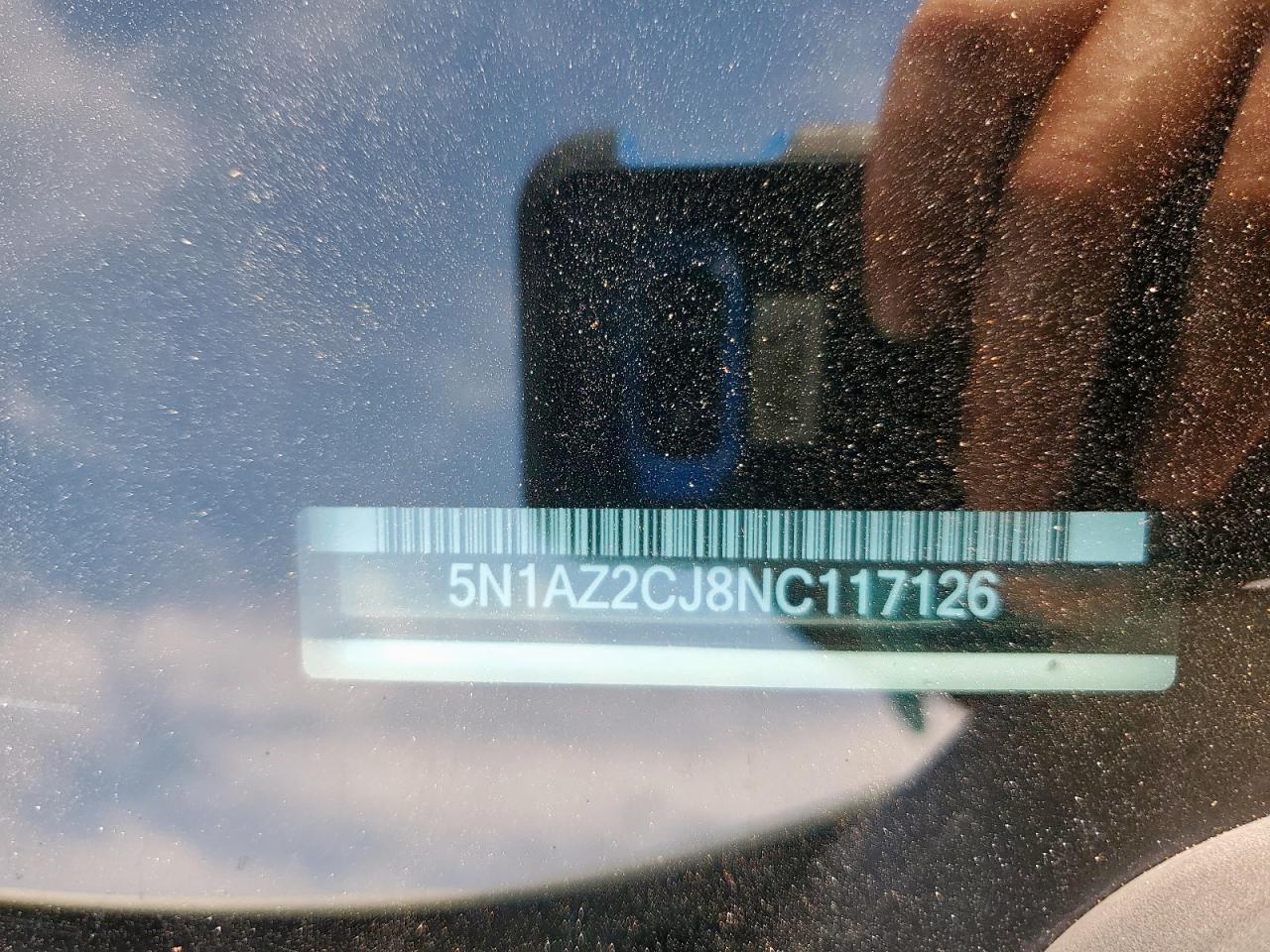 2022 Nissan Murano Sl VIN: 5N1AZ2CJ8NC117126 Lot: 71525055