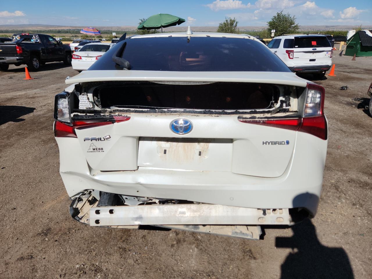 2019 Toyota Prius VIN: JTDKARFU5K3078621 Lot: 81026625