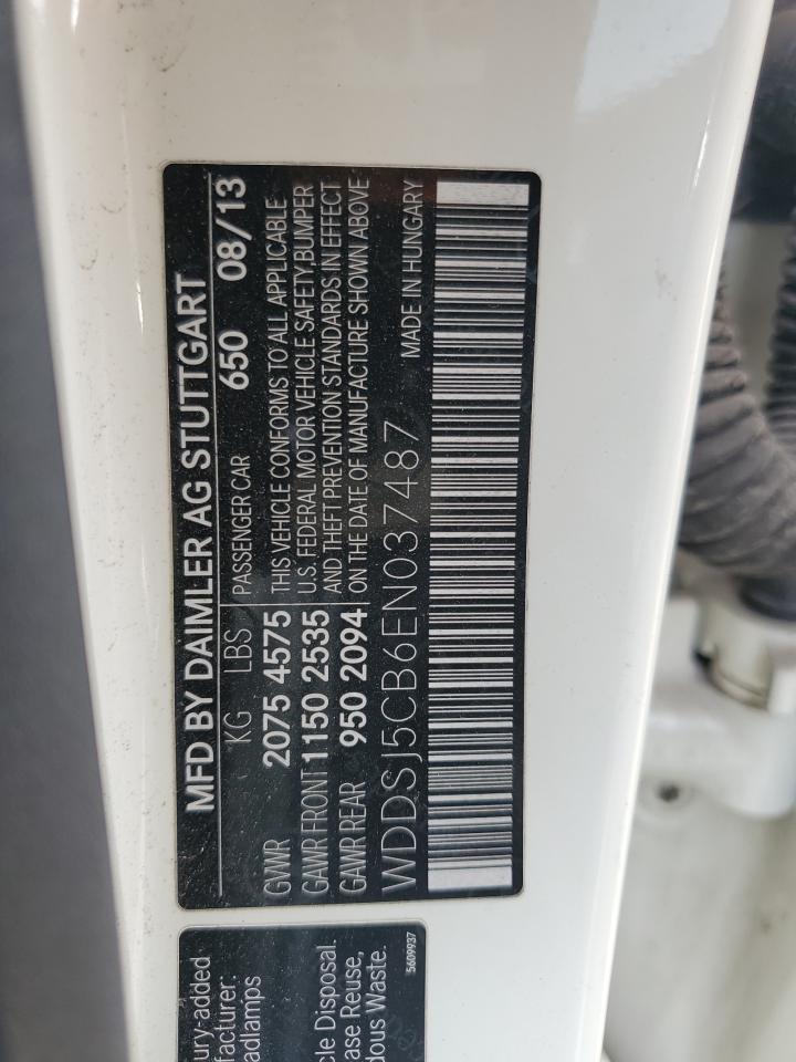 2014 Mercedes-Benz Cla 45 Amg VIN: WDDSJ5CB6EN037487 Lot: 71594325