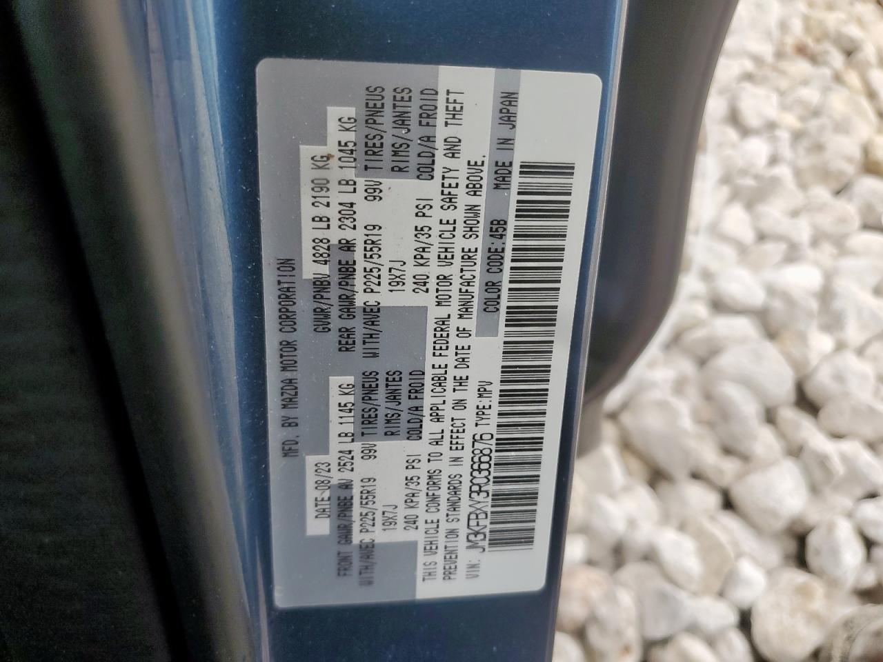 2024 Mazda Cx-5 Signature VIN: JM3KFBXY3R0366876 Lot: 81497535