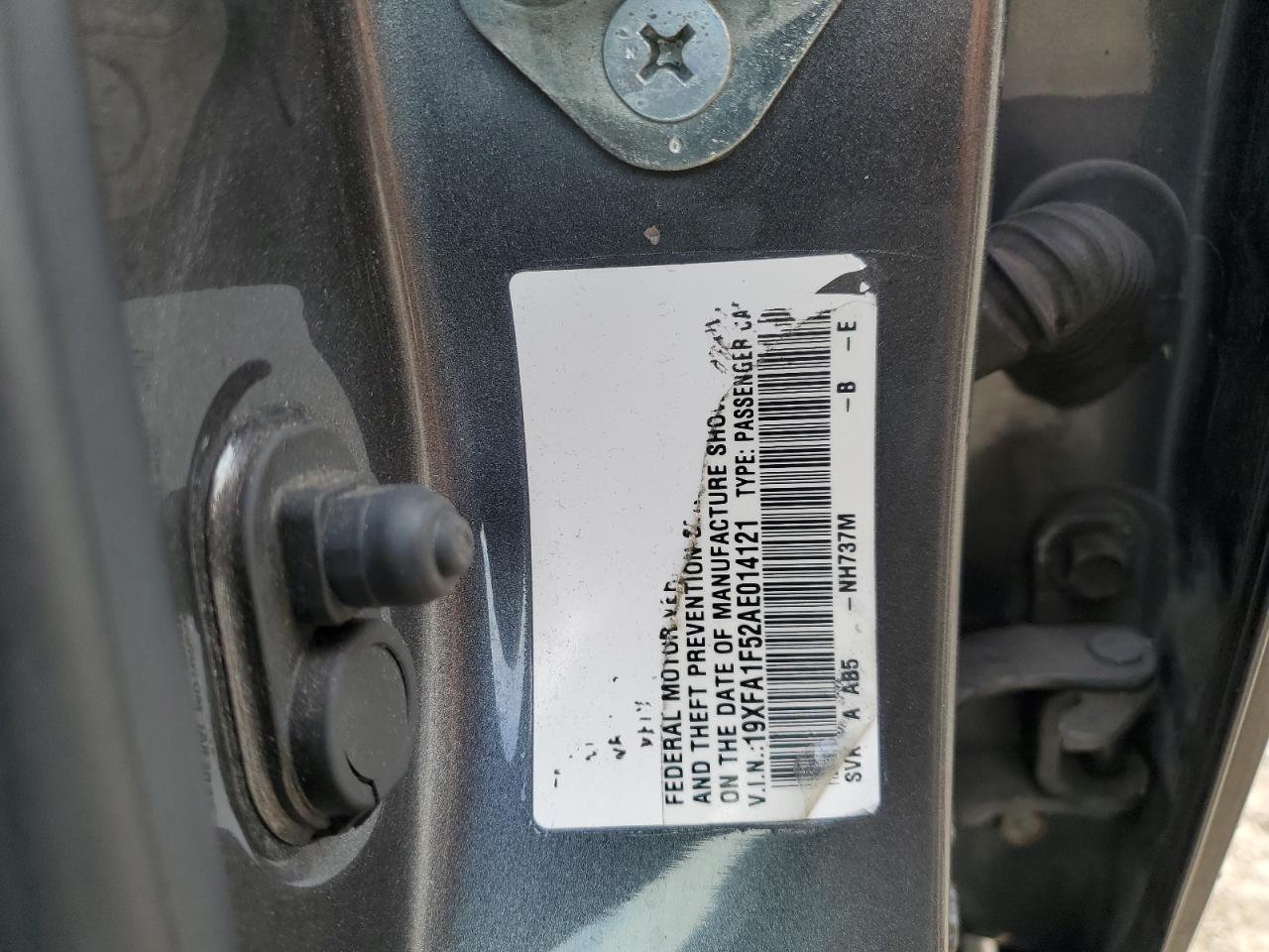 2010 Honda Civic Lx VIN: 19XFA1F52AE014121 Lot: 83976535