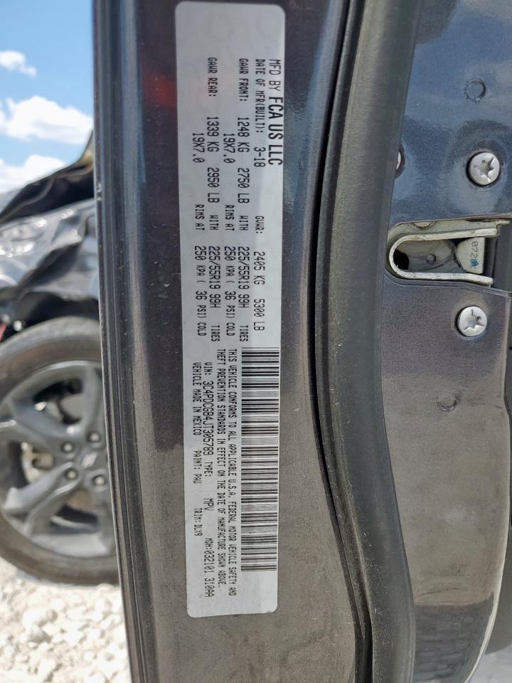 2018 Dodge Journey Crossroad VIN: 3C4PDCGB4JT305789 Lot: 84453645