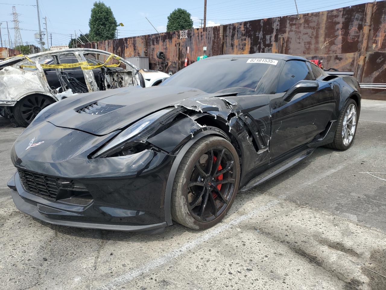 CHEVROLET CORVETTE 2019. Lot# 82101535. VIN 1G1YY2D72K5124591. Photo 1