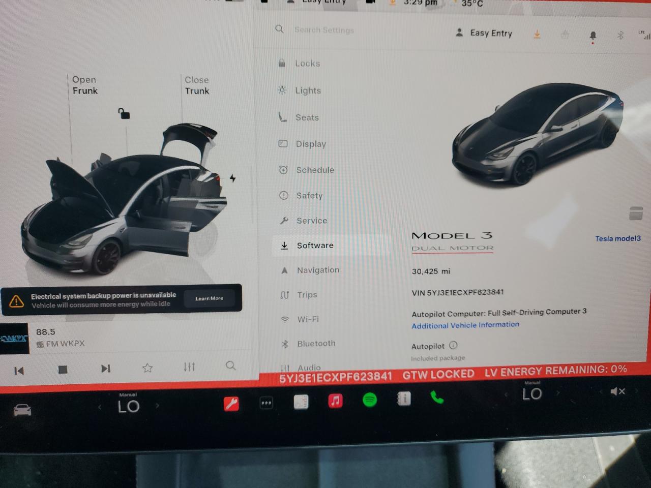 2023 Tesla Model 3 VIN: 5YJ3E1ECXPF623841 Lot: 81855265