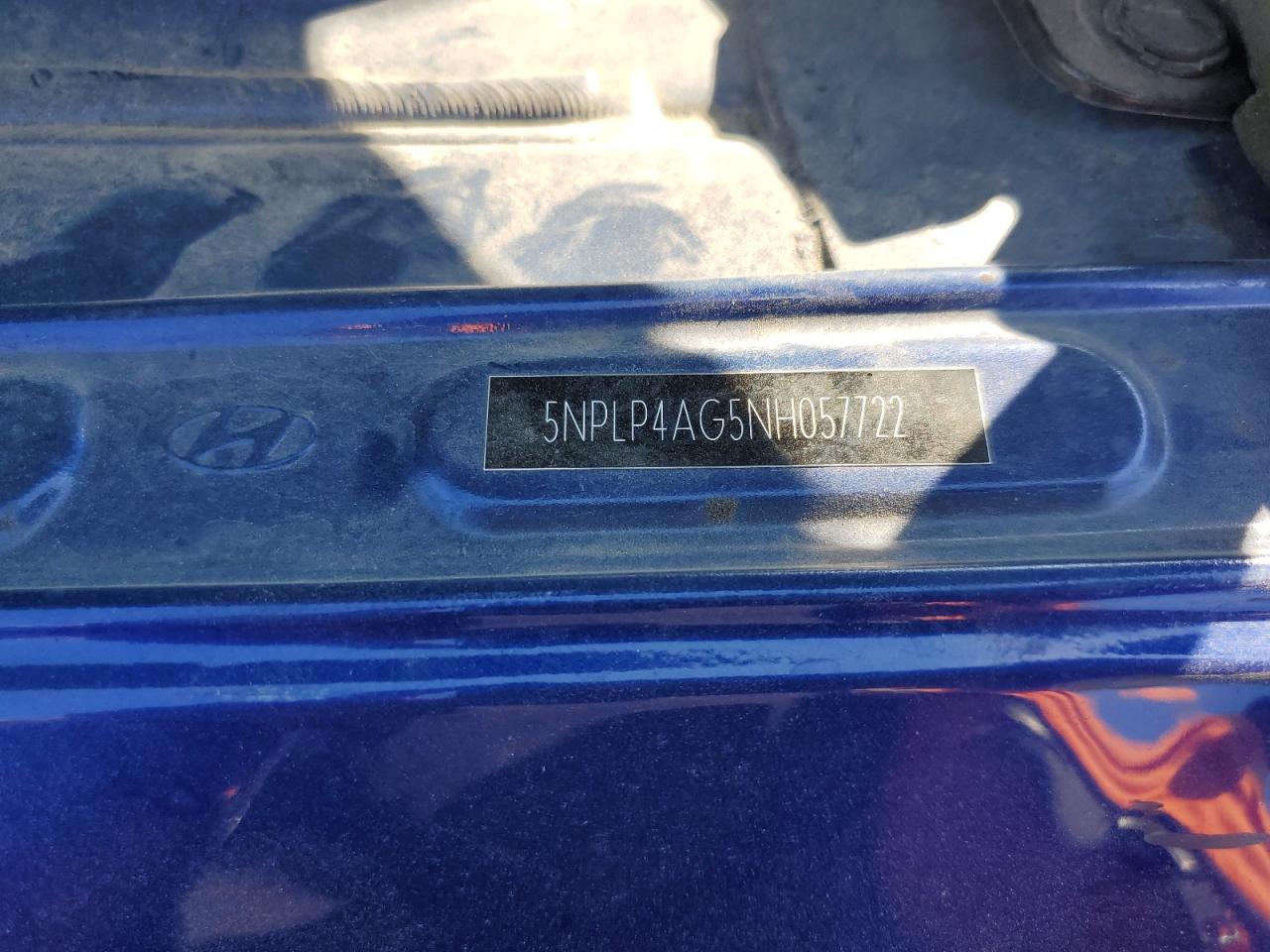 2022 Hyundai Elantra Limited VIN: 5NPLP4AG5NH057722 Lot: 81438565