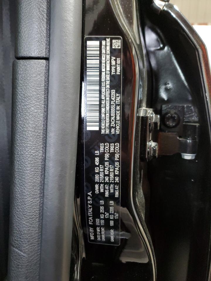 2020 Jeep Renegade Latitude VIN: ZACNJBBB5LPL42293 Lot: 83776785