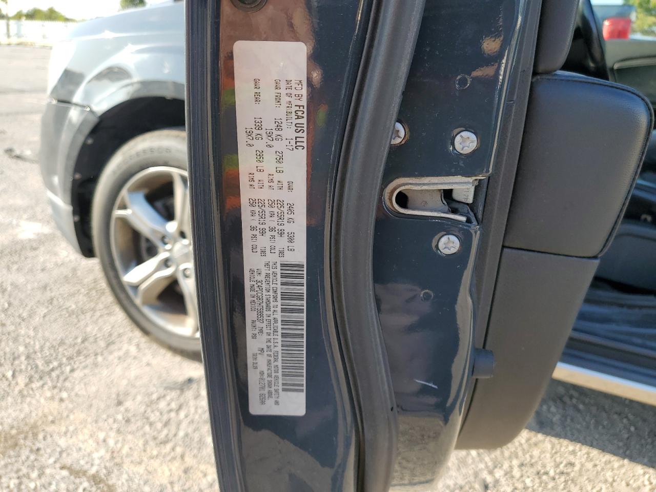 2017 Dodge Journey Crossroad VIN: 3C4PDCGB7HT599537 Lot: 71917755