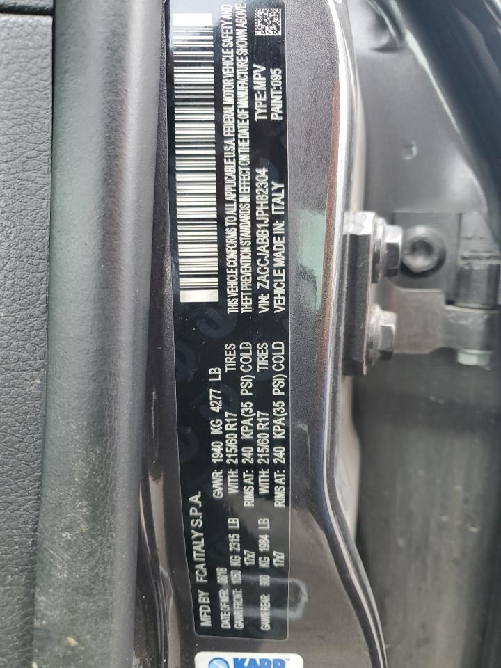 2018 Jeep Renegade Latitude VIN: ZACCJABB1JPH82304 Lot: 81396635