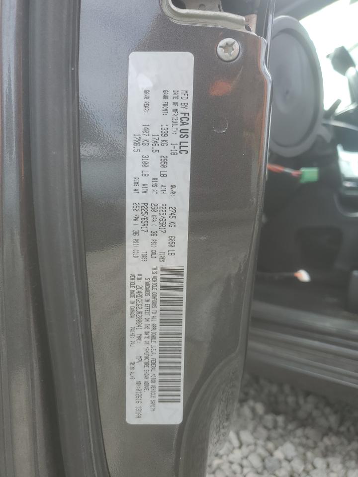 2018 Dodge Grand Caravan Gt VIN: 2C4RDGEG2JR200041 Lot: 81589705