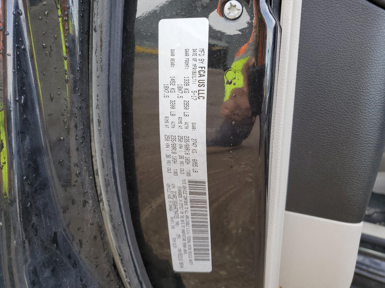 2017 Chrysler Pacifica Touring L VIN: 2C4RC1BG0HR794725 Lot: 80782905