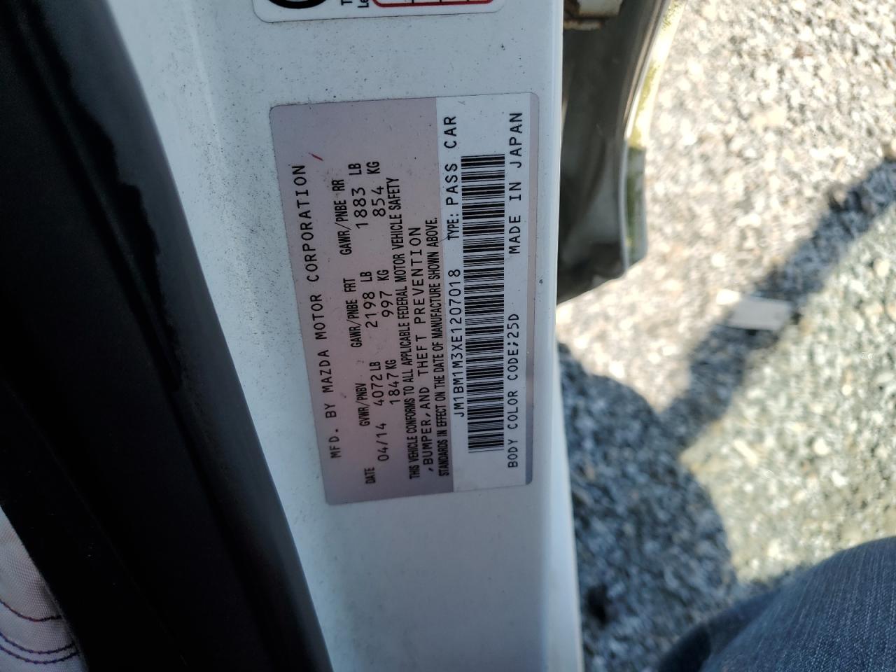 2014 Mazda 3 Grand Touring VIN: JM1BM1M3XE1207018 Lot: 83830775