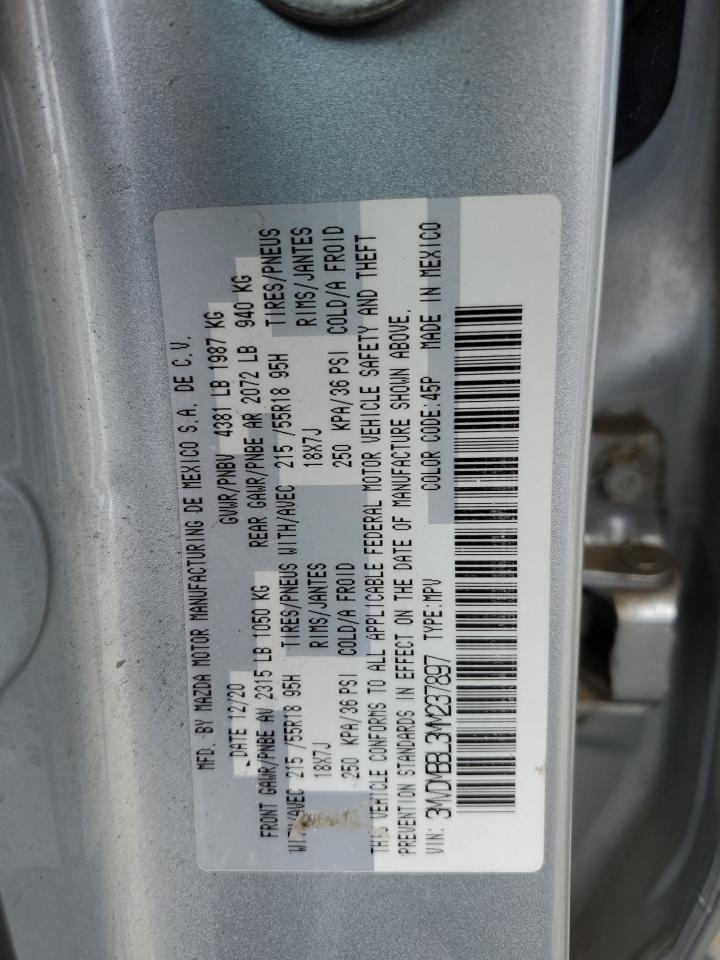 2021 Mazda Cx-30 Select VIN: 3MVDMBBL3MM237897 Lot: 83973935