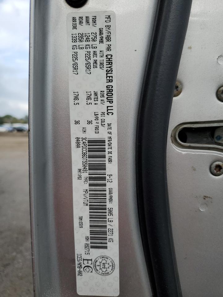 2013 Dodge Journey Sxt VIN: 3C4PDCCB6DT550491 Lot: 81061955