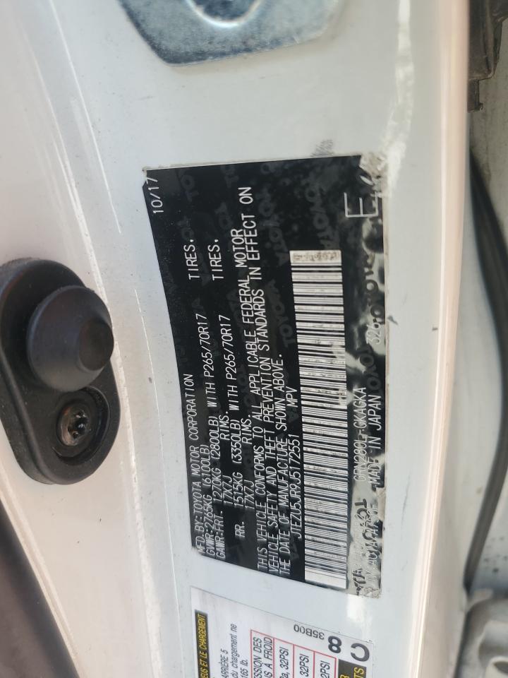 2015 Toyota 4Runner VIN: AL15AN00009595215 Lot: 72044315