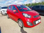 2013 KIA PICANTO 2 ECODYNAMICS  for sale at Copart NEWBURY