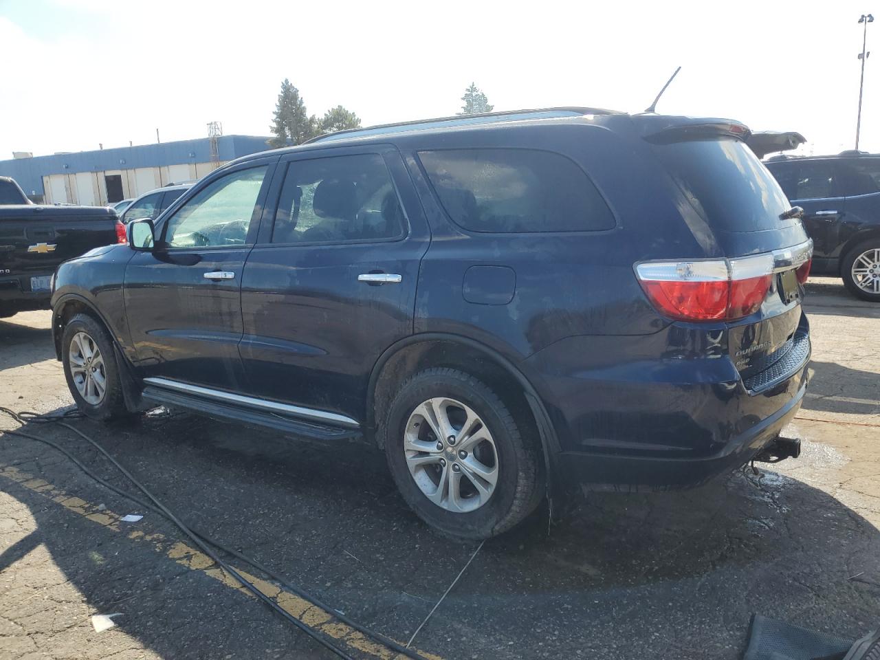 2013 Dodge Durango Crew blue  Flexible Fuel 1C4RDJDG4DC601733 photo #3