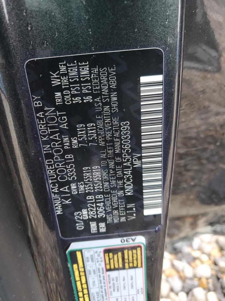 2023 Kia Ev6 Light VIN: KNDC34LA5P5603393 Lot: 81326515