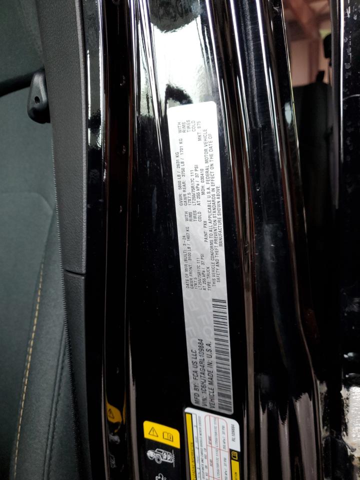 2024 Jeep Gladiator Sport VIN: 1C6HJTAG4RL109884 Lot: 83988285