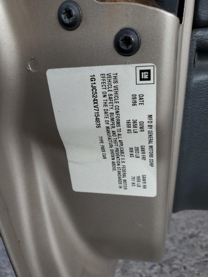 1997 Chevrolet Cavalier VIN: 1G1JC524XV7154876 Lot: 71966945