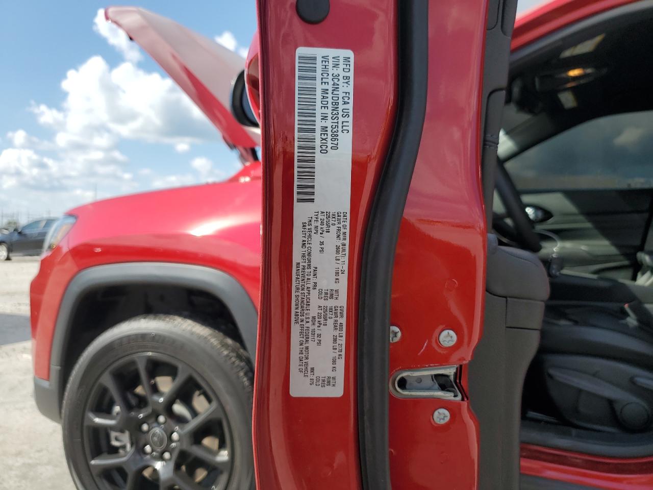 2025 Jeep Compass Latitude VIN: 3C4NJDBN3ST538670 Lot: 81868075