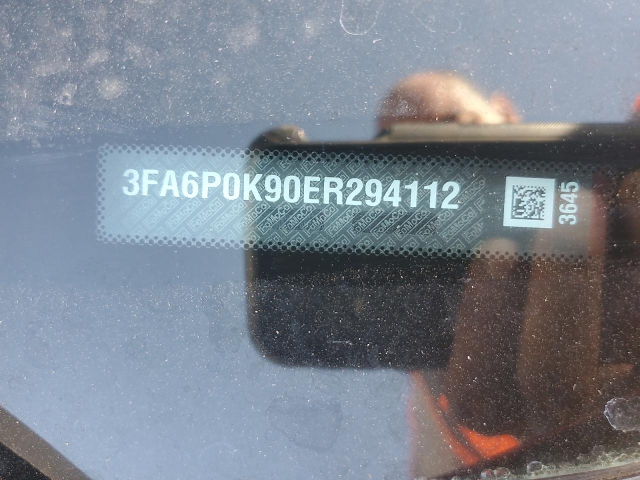 2014 Ford Fusion Titanium VIN: 3FA6P0K90ER294112 Lot: 81065855