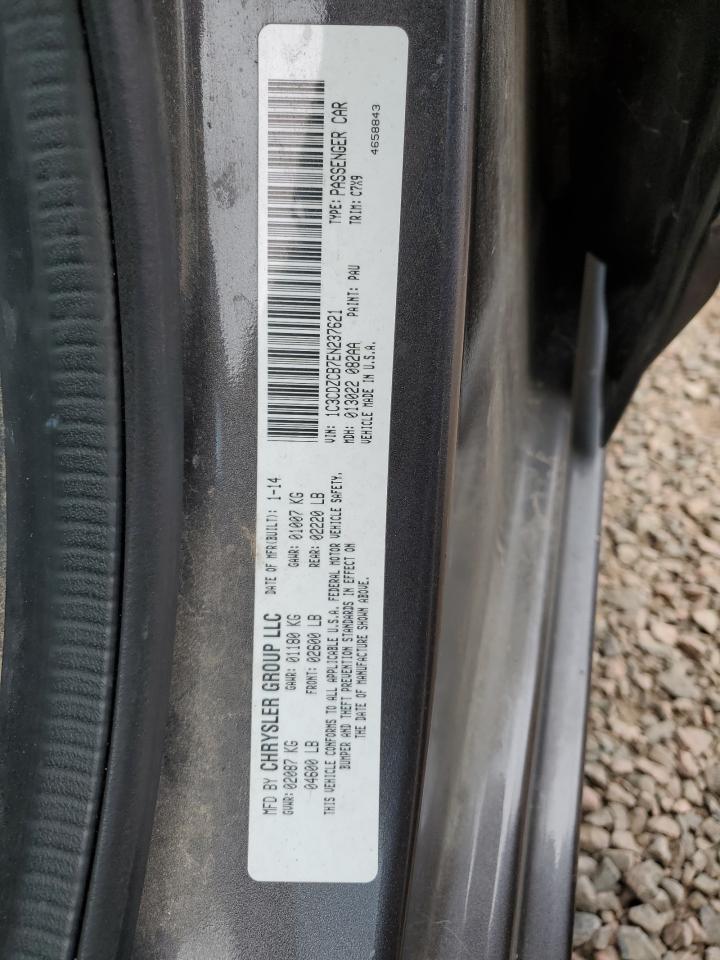 2014 Dodge Avenger Sxt VIN: 1C3CDZCB7EN237621 Lot: 70506715