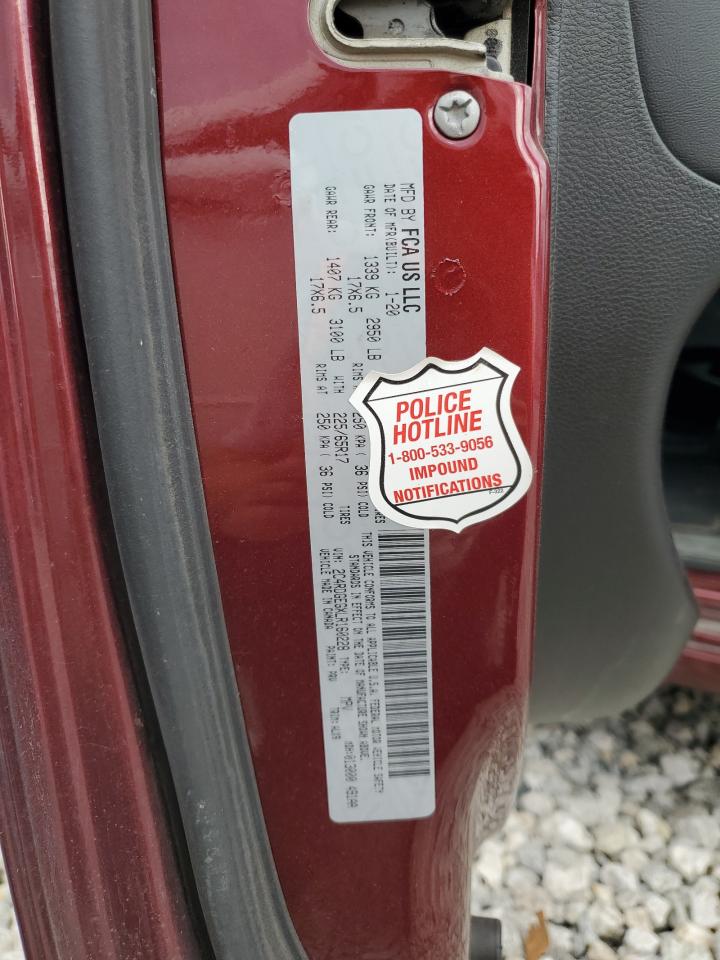 2020 Dodge Grand Caravan Gt VIN: 2C4RDGEGXLR160228 Lot: 81702275