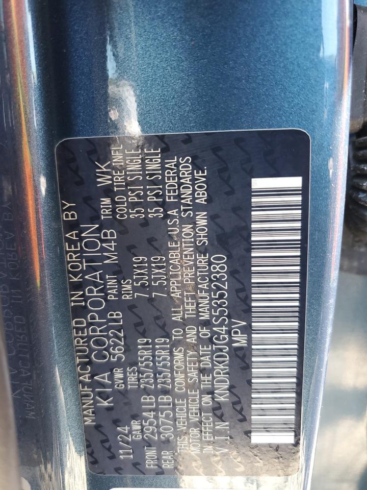 2025 Kia Sorento Sxp VIN: KNDRKDJG4S5352380 Lot: 71457225