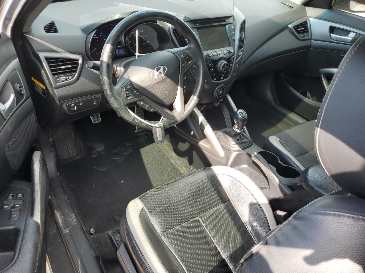 2013 Hyundai Veloster Turbo VIN: KMHTC6AE2DU101116 Lot: 81190935