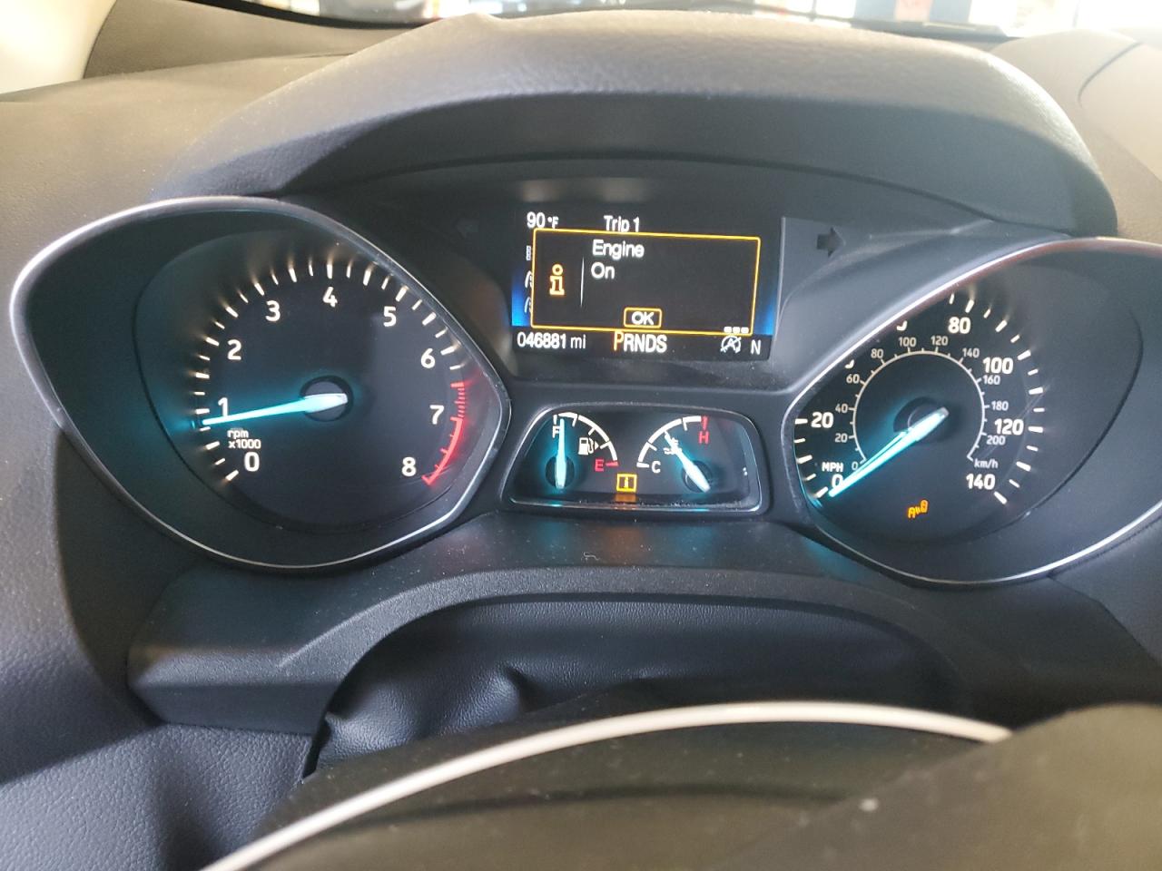 2017 Ford Escape Titanium VIN: 1FMCU9J92HUD53813 Lot: 81221285