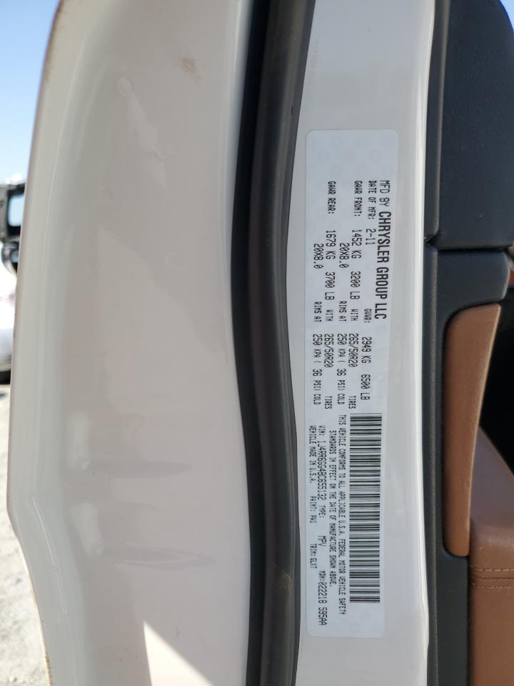 2011 Jeep Grand Cherokee Overland VIN: 1J4RR6GG4BC655132 Lot: 81248155
