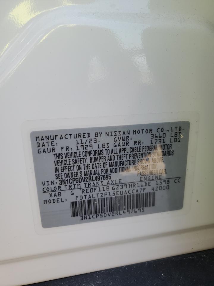 2024 Nissan Kicks Sr VIN: 3N1CP5DV2RL497695 Lot: 80529505