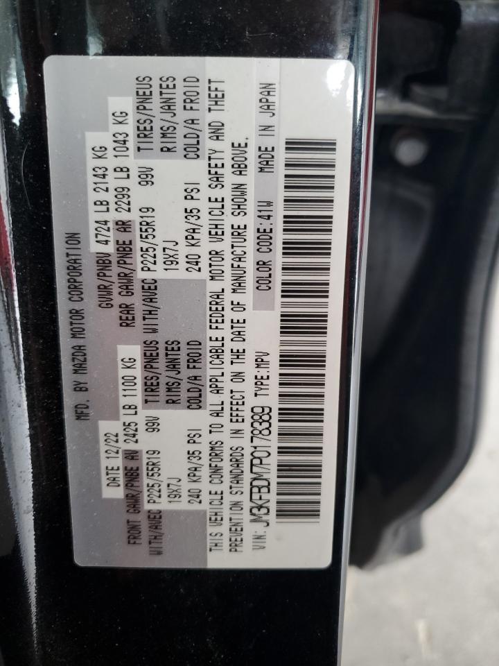 2023 Mazda Cx-5 Premium VIN: JM3KFBDM7P0178389 Lot: 80850935