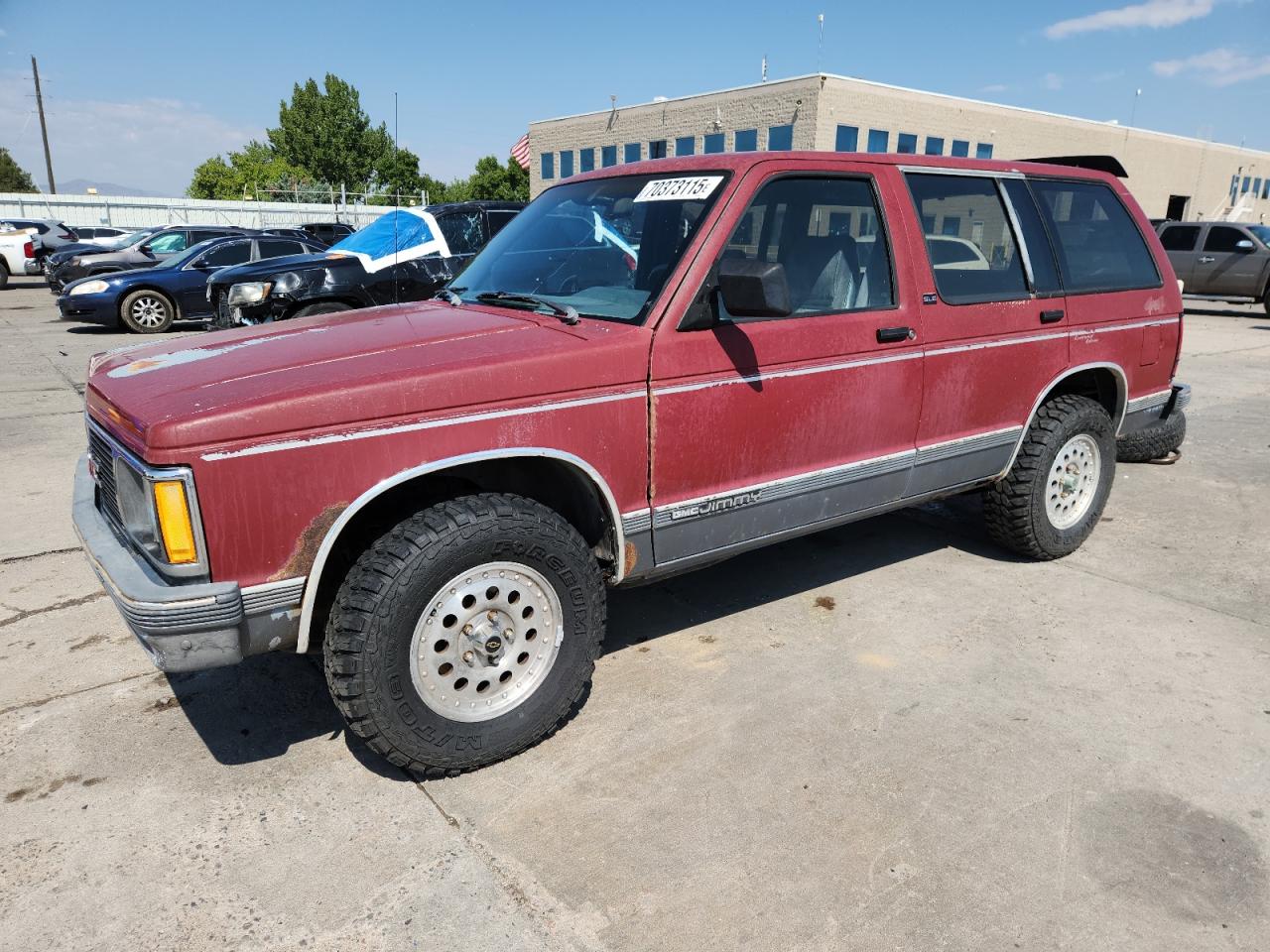 GMC S15 1991. Lot# 70373115. VIN 1GKDT13Z8M2520874. Photo 1