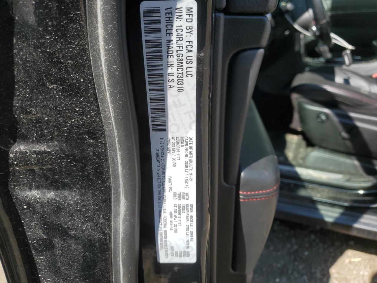 2021 Jeep Grand Cherokee Trailhawk VIN: 1C4RJFLG8MC730310 Lot: 71765075