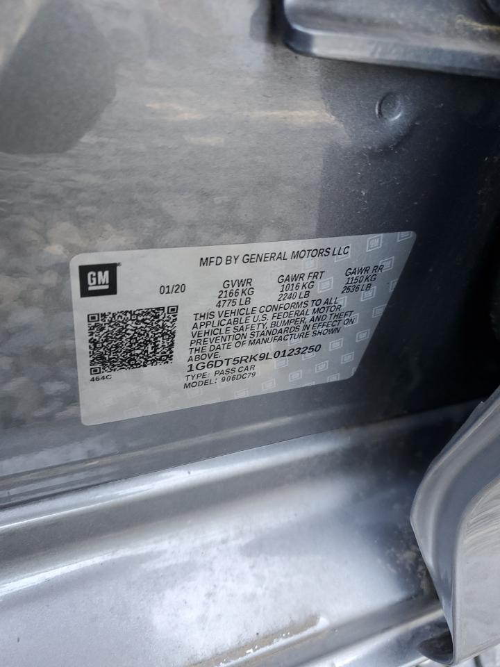 2020 Cadillac Ct5 Premium Luxury VIN: 1G6DT5RK9L0123250 Lot: 69888375