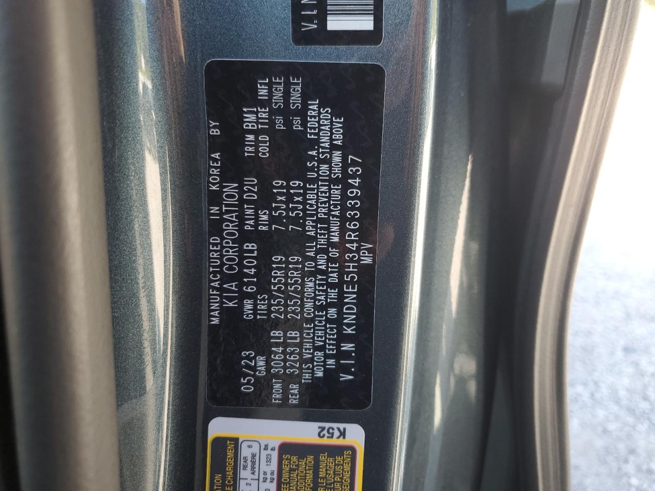 2024 Kia Carnival Sx VIN: KNDNE5H34R6339437 Lot: 66745695