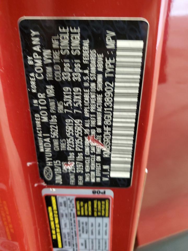 2016 Hyundai Santa Fe Se Ultimate VIN: KM8SRDHF8GU138902 Lot: 80069705